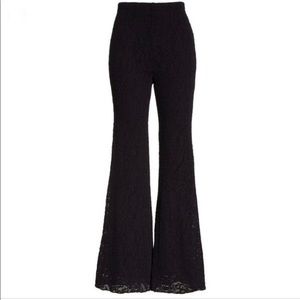 Free People High Waist Lace Wide Leg Pant